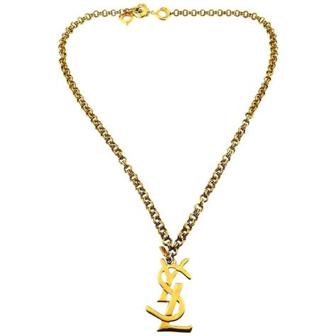 yves saint laurent chain necklace|yves saint laurent bracelets.